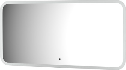 Зеркало с матированием и LED-подсветкой Defesto, 28W, 100x50см, ИК-выключатель, тёплый белый свет DF 3815RH