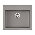 Кухонная мойка Omoikiri Daisen 60-GR, искусственный гранит, leningrad grey 4993620