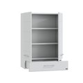 Шкаф Санта Омега 600x900x300, подвесной, белый 407005