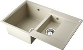 Кухонная мойка Omoikiri Daisen 78-2T-BE, с крылом, ваниль 4993529