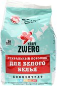Стиральный порошок Kraft Zwerg для белого белья, концентрат, 1кг 54331