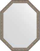 Зеркало Evoform Polygon 700x900 в багетной раме 56мм, виньетка состаренное серебро BY 7028
