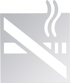 Табличка на дверь Bemeta Hotel Курить запрещено, хром 111022052