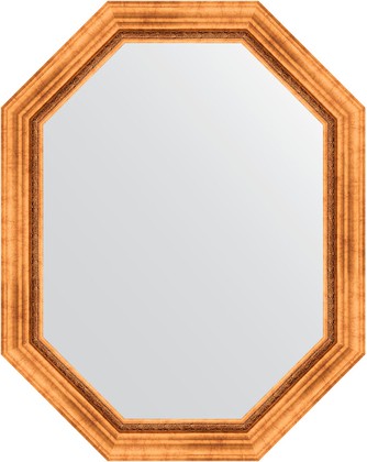 Зеркало Evoform Polygon 760x960 в багетной раме 88мм, римское золото BY 7164