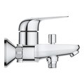 Смеситель для ванны Grohe Euroeco, внешний монтаж, однорычажный, хром 32743001