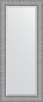 Зеркало Evoform Definite 620x1470 в багетной раме 88мм, серебряная кольчуга BY 3940