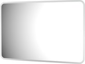Зеркало с матированием и LED-подсветкой Defesto, 38W, 120x80см, сенсорный выключатель, тёплый белый свет DF 3820SH