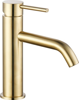 Смеситель для раковины AQUAme Siena, шлифованное золото AQM6210BG