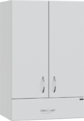 Шкаф Санта Стандарт 600x900x300, подвесной, 2 двери, 1 ящик, белый 401012