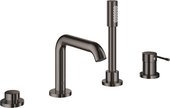 Смеситель для ванны Grohe Essence встраиваемый, на 4 отверстия, тёмный графит глянцевый 19578A01