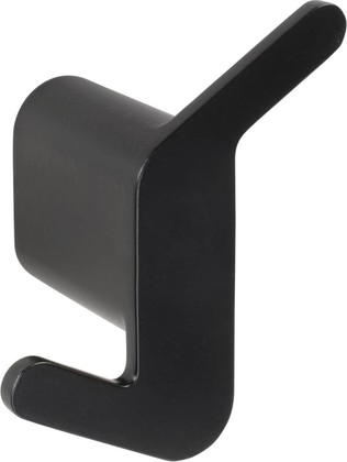 Крючок Bemeta Organic black, асимметричный, правый, чёрный матовый 167106200