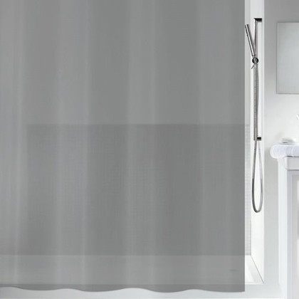 Штора для ванной Spirella Bio Mid-Grey 180x200см, 100% Peva, серый 1020153