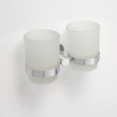 Стаканчики настенные стекло/хром 95х160мм Bemeta Omega 104110022