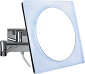 Зеркало косметическое Colombo Complementi, настенное, LED-подсветка, d20см, хром B9756.0CR