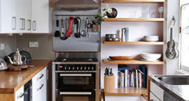 Иллюстрация к советам от Grohe по обустройству малогабаритных кухонь: продуманный проект